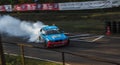 Drift Car on the Race Track Royalty Free Stock Photo